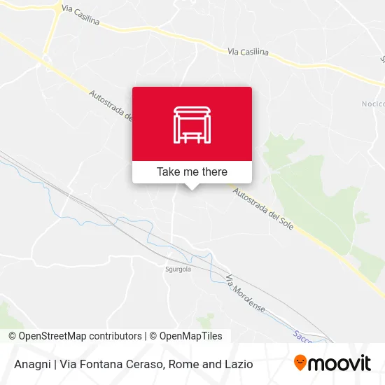 Anagni | Via Fontana Ceraso map