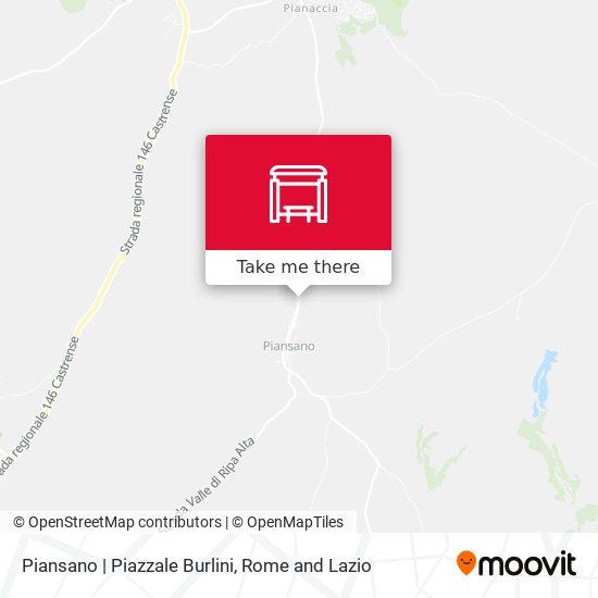 Piansano | Piazzale Burlini map