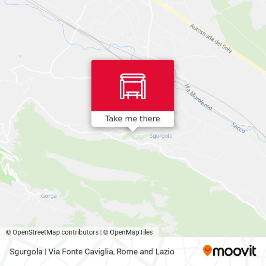 Sgurgola | Via Fonte Caviglia map