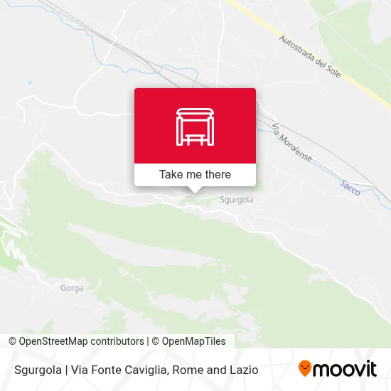 Sgurgola | Via Fonte Caviglia map