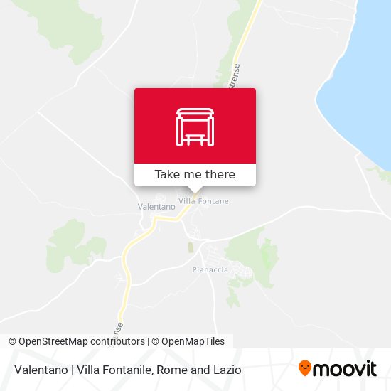 Valentano | Villa Fontanile map