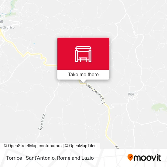 Torrice | Sant'Antonio map