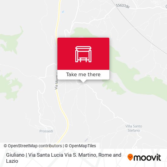 Giuliano | Via Santa Lucia Via S. Martino map