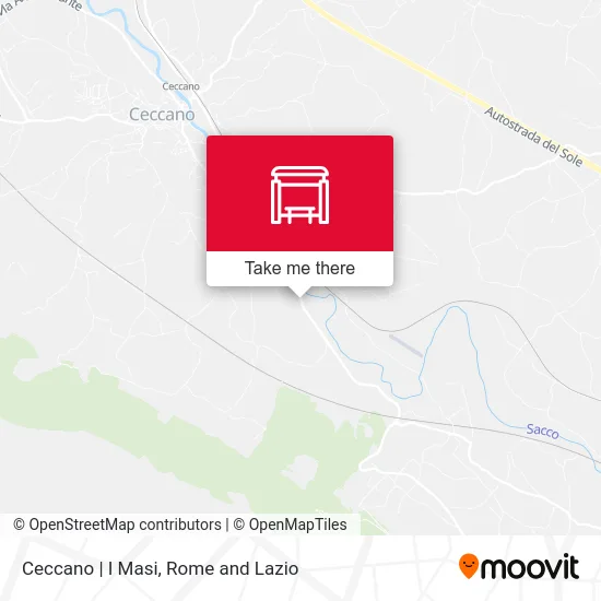 Ceccano | I Masi map