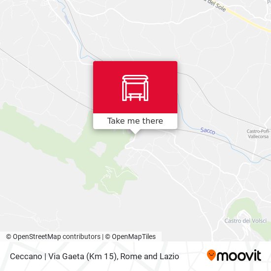 Ceccano | Via Gaeta (Km 15) map