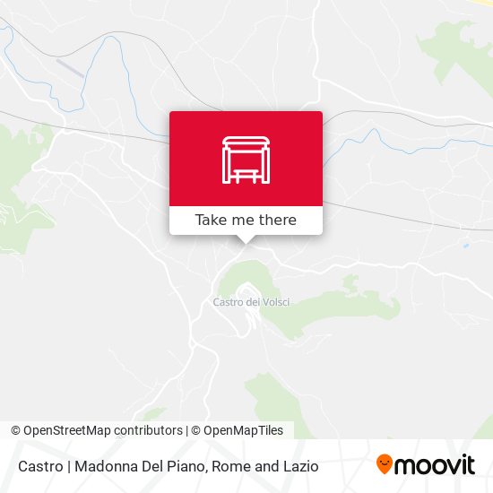 Castro | Madonna Del Piano map
