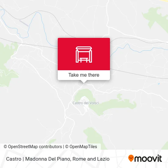 Castro | Madonna Del Piano map