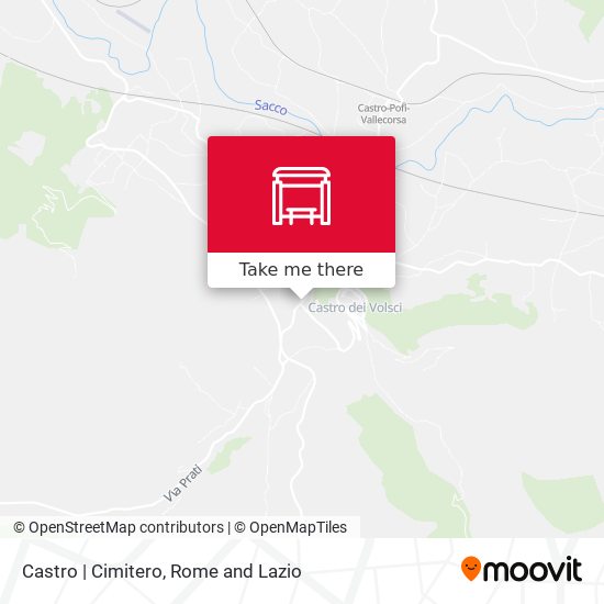 Castro | Cimitero map