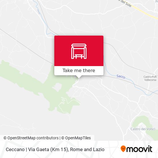 Ceccano | Via Gaeta (Km 15) map