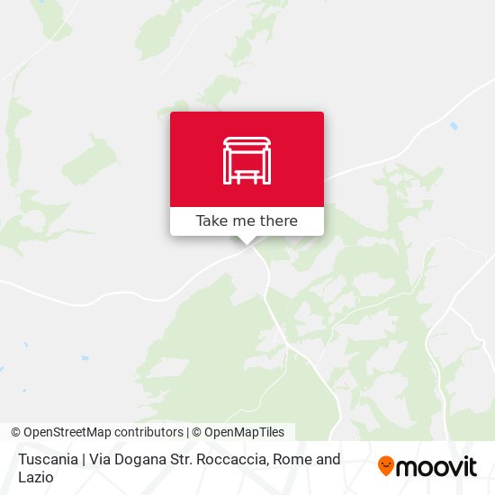 Tuscania | Via Dogana Str. Roccaccia map