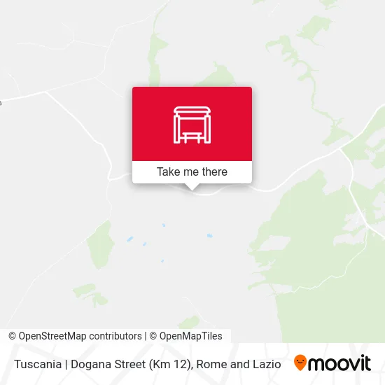 Tuscania | Dogana Street (Km 12) map