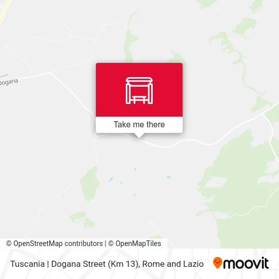 Tuscania | Dogana Street (Km 13) map