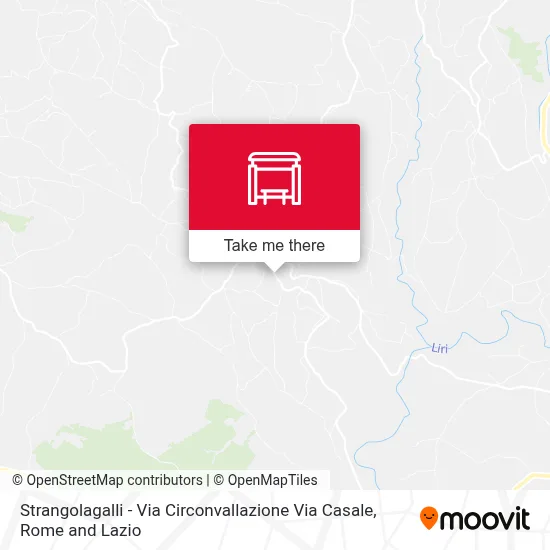 Strangolagalli - Via Circonvallazione Via Casale map