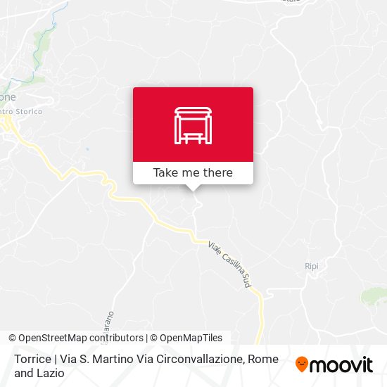 Torrice | Via S. Martino Via Circonvallazione map