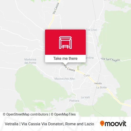 Vetralla | Via Cassia Via Donatori map
