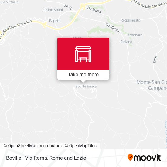 Boville | Via Roma map