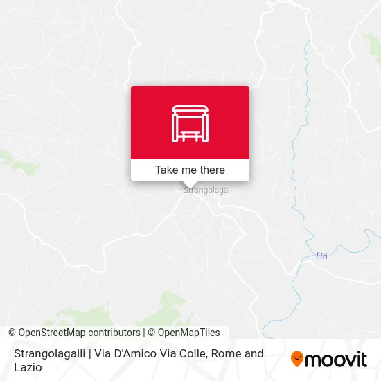 Strangolagalli | Via D'Amico Via Colle map