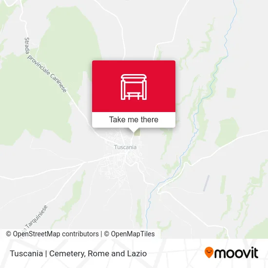 Tuscania | Cemetery map