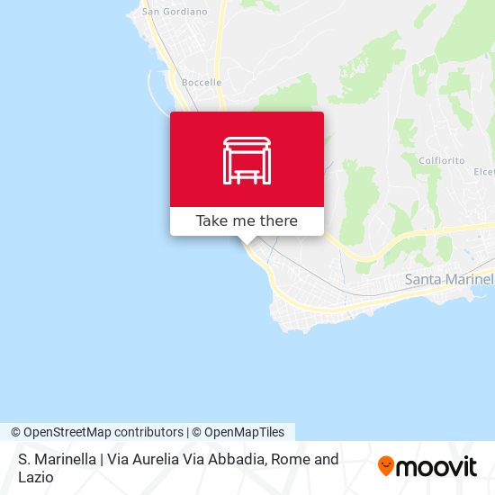 S. Marinella | Via Aurelia Via Abbadia map