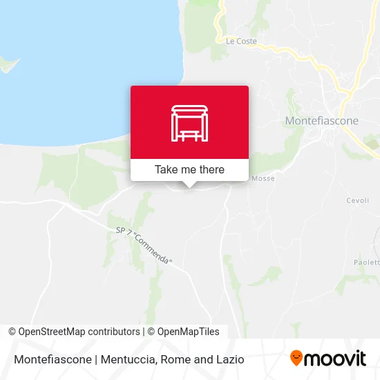 Montefiascone | Mentuccia map