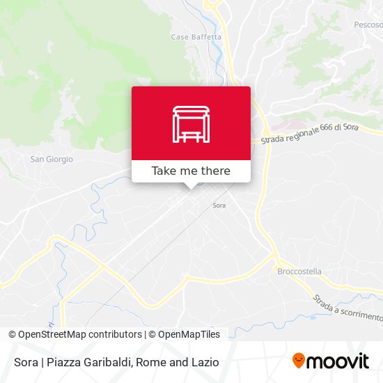 Sora | Piazza Garibaldi map