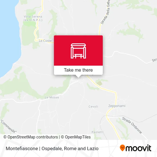 Montefiascone | Hospital map