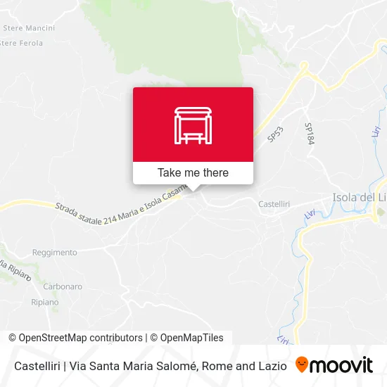 Castelliri | Via Santa Maria Salomé map