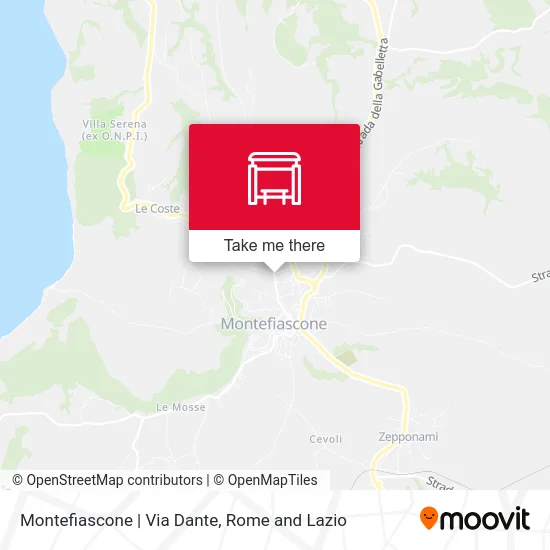 Montefiascone | Via Dante map