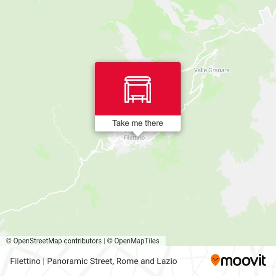 Filettino | Panoramic Street map