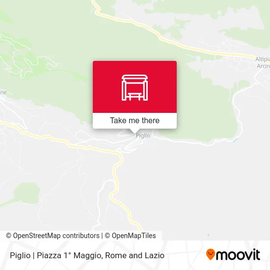Piglio | May 1st Square map