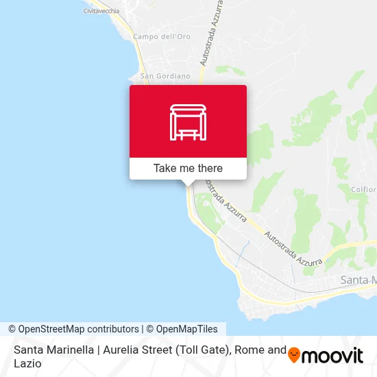 Santa Marinella | Aurelia Street (Toll Gate) map