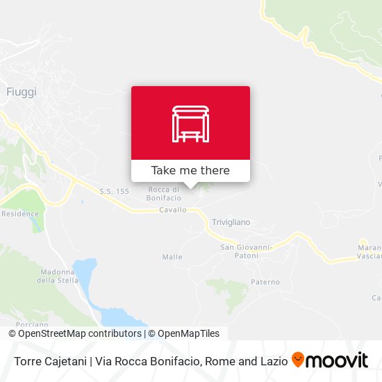 Torre Cajetani | Via Rocca Bonifacio map
