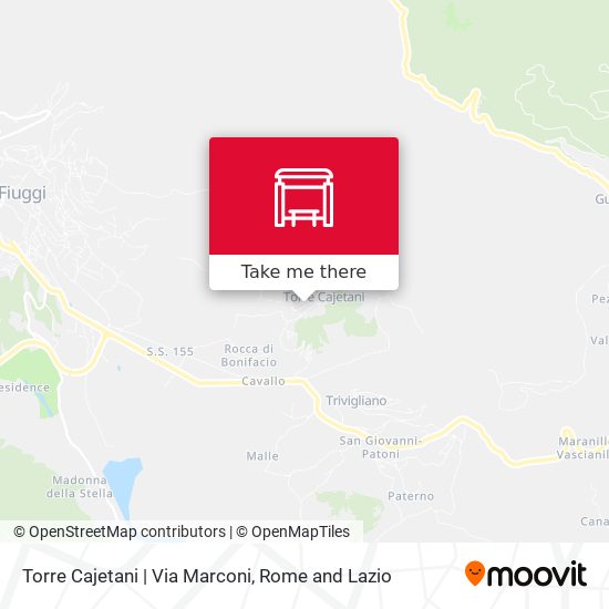 Torre Cajetani | Via Marconi map
