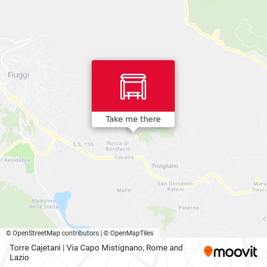 Torre Cajetani | Via Capo Mistignano map
