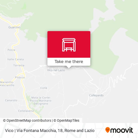 Vico | Via Fontana Macchia, 18 map