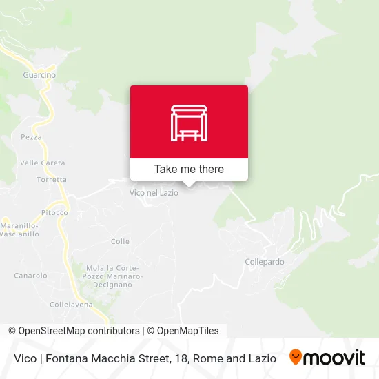 Vico | Fontana Macchia Street, 18 map