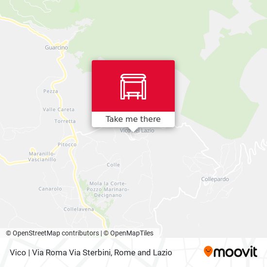 Vico | Via Roma Via Sterbini map