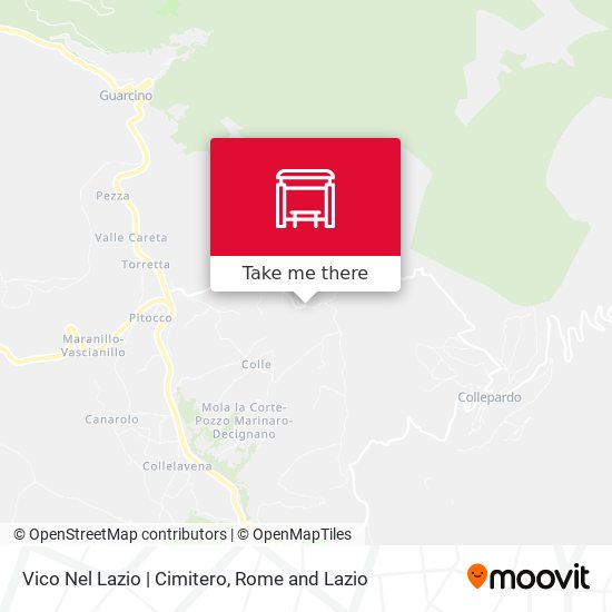 Vico Nel Lazio | Cimitero map