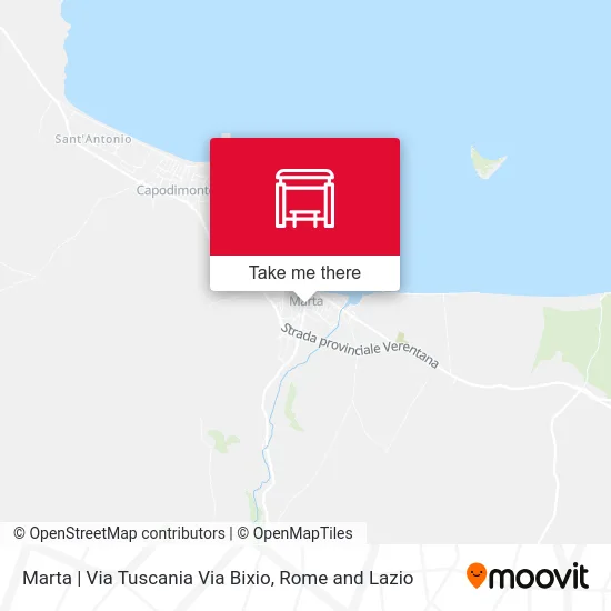 Marta | Tuscania Street Bixio Street map
