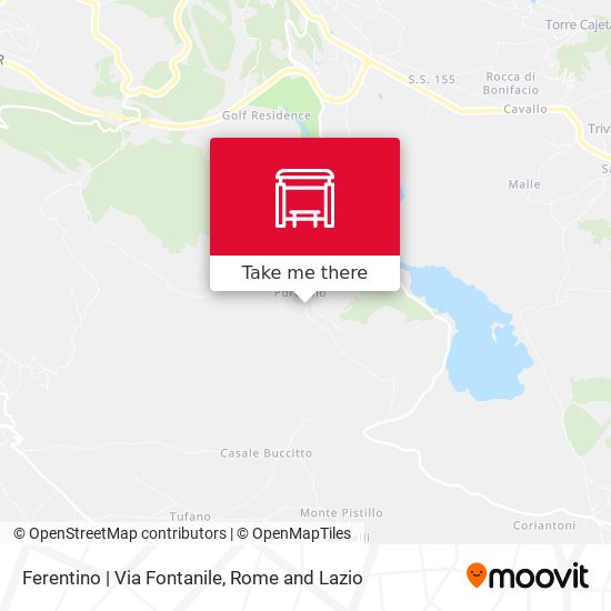 Ferentino | Via Fontanile map