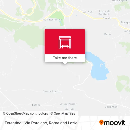 Ferentino | Porciano Street map