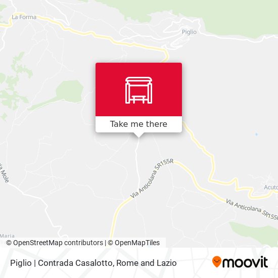 Piglio | Contrada Casalotto map