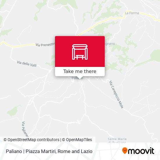 Paliano | Piazza Martiri map