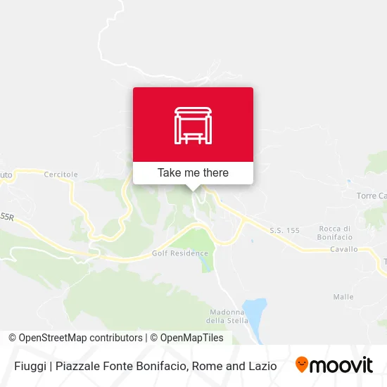 Fiuggi | Piazzale Fonte Bonifacio map