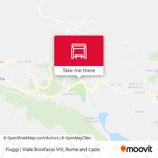 Fiuggi | Viale Bonifacio VIII map
