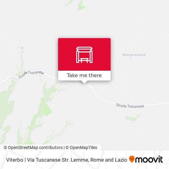 Viterbo | Via Tuscanese Str. Lemme map