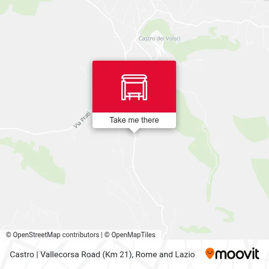 Castro | Vallecorsa Road (Km 21) map