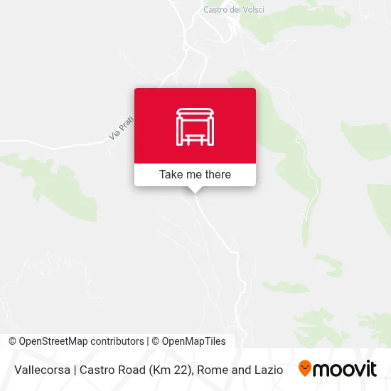 Vallecorsa | Castro Road (Km 22) map