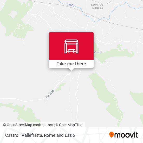 Castro | Vallefratta map