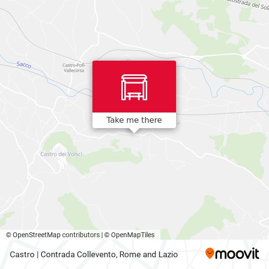 Castro | Contrada Collevento map